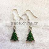 Novelty Christmas Earrings, Tree Earrings, Christmas Tree Earrings thumbnail-1