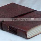 Handmade Vintage Strip Closer Embossed Leather Diary thumbnail-3