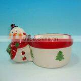 Indoor Santa Ceramic Flower Pot
