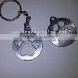 Stainless Steel Dog Tag With Paw