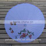 Colorful Hand-painted Chinese Silk Parasol thumbnail-3