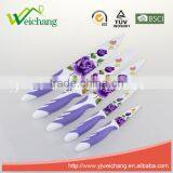 WCE7102 5 Pcs Set Kitchen Knives Colorful Non-stick Blade Rubber With PP Handles , Hot Sale thumbnail-1