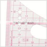 Kearing Brand Plastic Scale Ruler, 1/4 Painting Scale Ruler ,garment Pattern Making Rulers#8514 thumbnail-4