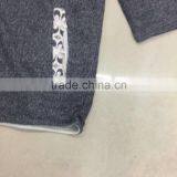 Clearance Sale Womencotton French Terry Lace T-shirt thumbnail-2