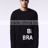 Mgoo Fashion Oem Printed Logo Men Sweatshirt Customized 100% Cotton Oversize Sweatshirt With Drop Shoulder thumbnail-6