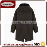 Winter Warm Men's Long Pollar Cotton Hoody Coat Padded Jacket Made In China thumbnail-2