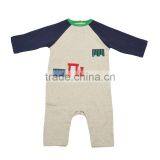 High Quality 100% Cotton Interlock Custom Baby Knit Romper thumbnail-1