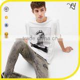 2017 New Design Mens Fashion 100 Cotton Sports t Shirt With Printing thumbnail-1
