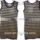 Lady Gold Lurex Sleeveless Vest Dress thumbnail-1