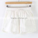 2016 OEM Wholesale Custom Linen/cotton Blank Sweat Shorts thumbnail-4