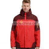 3 In 1 Winter Warm Waterproof Customized Size Outdoor Jackets For Men thumbnail-1