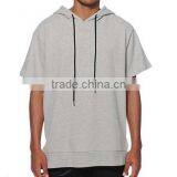 High Quality Wholesale Mens Short Sleeve Hoodies With Hood thumbnail-1