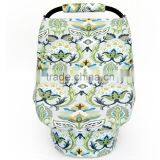 Wholesale Cute Animal Printed Cotton Nursing Baby Car Cover 2pcs Sets thumbnail-3