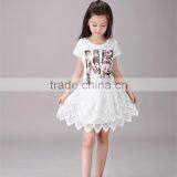 S80103A Girls Joker Skirts in Summer Fashion Embroidery Lace 2017 Tide Girls' Skirts thumbnail-1