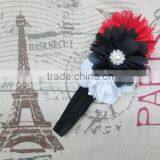 Girl Soft Hair Bands Baby Elastic Flower Headband thumbnail-5