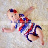 Factory Cheaper Wholesale Colorful Baby Boutique Lace Romper Kids Clothing Wholesale 2015 Baby Petti Rompers thumbnail-5