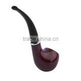 New 1x Durable Wooden Tobacco Pipe + Smoking Pipe Stand + Cigar Cigarette Smoking Pipe Leather Case Cover thumbnail-3