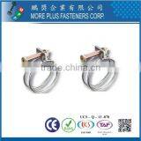 Made in Taiwan Copper Schlauchklemmen Double Electrical Wire Hose Clamp thumbnail-5