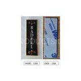 Printed Metal Self Adhesive Stickers , Die Cutting Stickers For Electronic Equipments