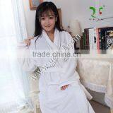 100% Cotton Plush Aristocratic Terry Velour Bathrobe Deco With Embroidery and Piping thumbnail-2