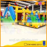 Children amusement park equipment pvc tarpaulin inflatable mini obstacle for sale