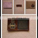 Leather Labels/Woven Label/Rubber Label For Attention thumbnail-1