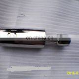 Universal Round Mufflers Titanium Burned Muffler thumbnail-2