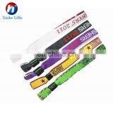 Custom Cheap Festival Woven Wristbands / Polyester Wristband / Fabric Wristbands thumbnail-3