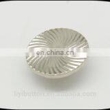 20mm High End Movable Zinc Alloy Bright Nickel Button for Jeans , Metal Jeans Button