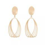 Costume Brass Earring Jewelry With CZ, Gold Earring With Gold Plated, Imitation Jewelry (KE3182) thumbnail-1