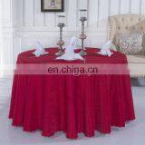 Red Bridal Table Cloth