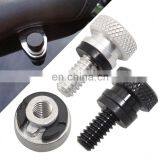 Motorcycle Rear Fender Seat Bolt Screw Nut License Plate Mount Knob Cover For Harley XL Dyna Touring COV Softail thumbnail-1