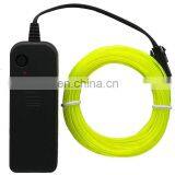 9.6ft 3m 2.3mm Super Bright EL Wire Lighting Glow Cable, Flexible Neon Rope thumbnail-4