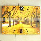 ROCKY Tempered Frameless Glass Wall Clock thumbnail-3