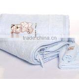 China Towe Factory With Light Blue Embroidery Cartoon Kids/Child Bath Towel thumbnail-3