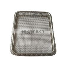 stainless steel Hospital special disinfect metal basket industrial metal basket stainless steel perforated basket