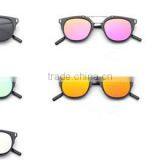 Women Ladies Female Fashionable Custom Black Full Metal Frame Oval Sun Glasses thumbnail-2