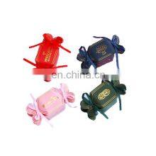 Exquisite Blue Candy Box Sweet Gift Paper Box for Wedding Chocolate Box With Ribbon Seal thumbnail-5