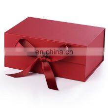 Collapsible Luxury Shredded Paper Filler Gift Boxes Flip Top Groomsmen Boxes With Magnetic Catch thumbnail-2