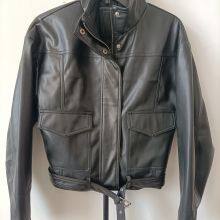 Spring/autumn Stand Collar Women' Handsome Eco Leather Motorcycle Biker Jacket thumbnail-1