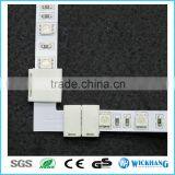 10 mm 2 Pin L Type PCB FPC Board Splitter LED Strip Connector for SMD 5050 LED Strip Mono Color thumbnail-4