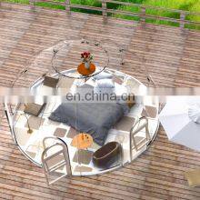 Fashion newest design resort bubble tent transparent prefabricated dome houses made in Shanghai