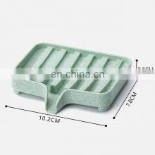 PP Wheat Straw Storage Rack Drain Soap Box Tray Soapbox Shower Soap Tray Tool Soap Dish Plate Holder thumbnail-5