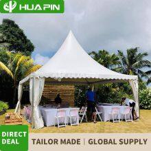 5x5m Pointed Tent Aluminum Alloy Bracket Four Foot Sunshade Tent Exhibition and Sales Event European Style Pagoda Tent thumbnail-2
