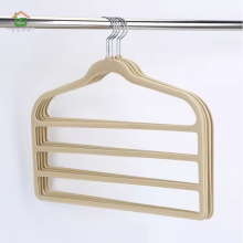 My Laundry Velvet Trousers Hangers 4 Layer Scarf Flocking Hanger Pants Hanger Wholesale thumbnail-4