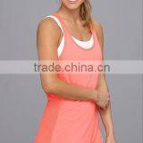 2015 China Manufacturer Customized Women Stertch Mesh Tank Top thumbnail-5