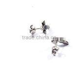 Stainless Steel Custom Earrings Mens Cross Ear Stud Earrings thumbnail-3