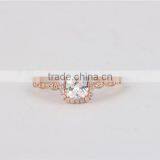 New Arriving 14KT Solid Gold Ring Set Women Fashion Ring AAAAA CZ thumbnail-6