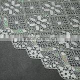 Fancy Designs Nylon Lace Fabric for Women Plain,french Style Warp Knitting Lace Fabric thumbnail-2
