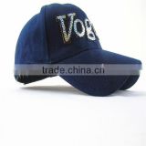 vogue baseball cap with sequins embroidery for men and women